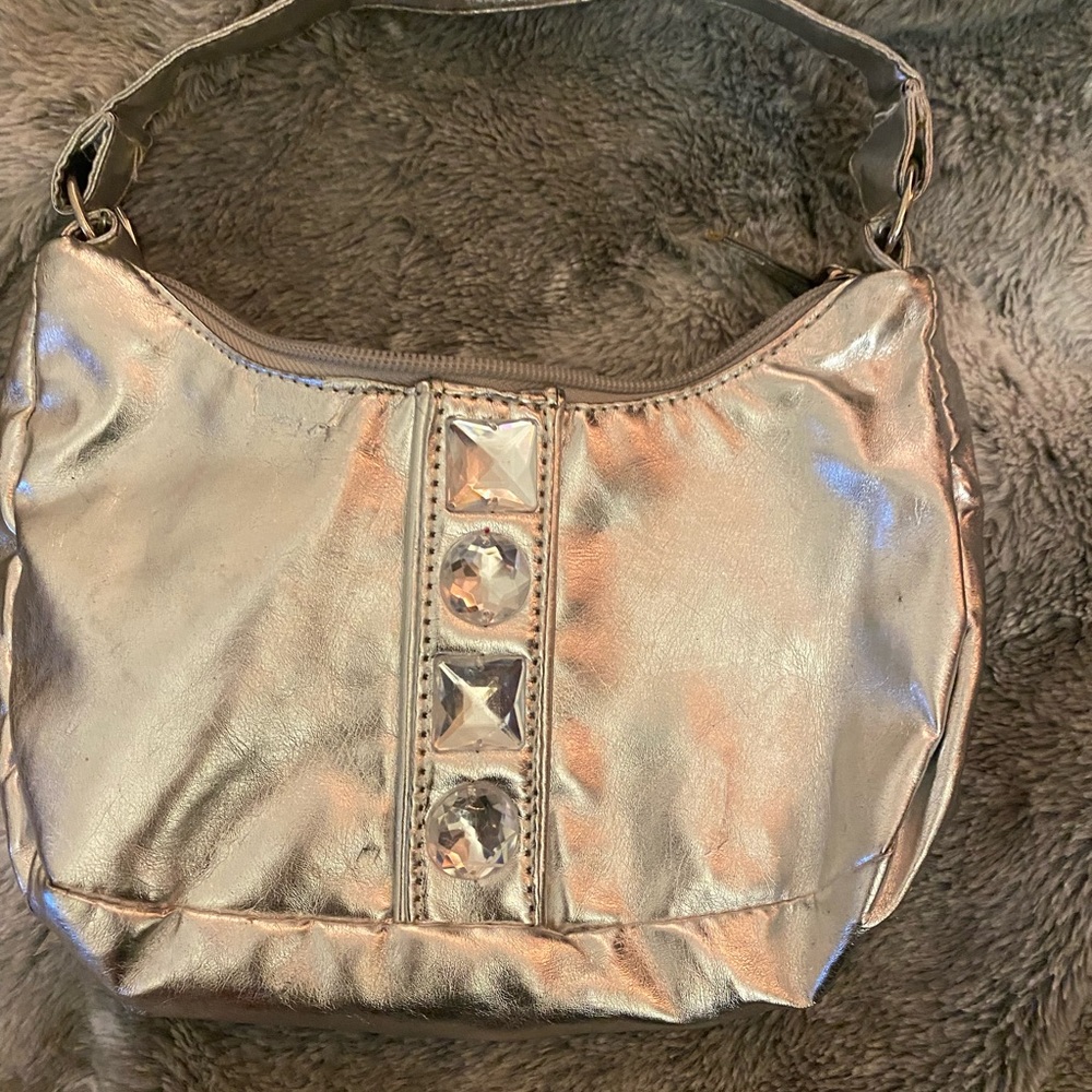 A great silver handbag